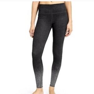 Athleta Chaturanga Tight Dip Dye Speckled Yoga Workout Leggings Size XXS